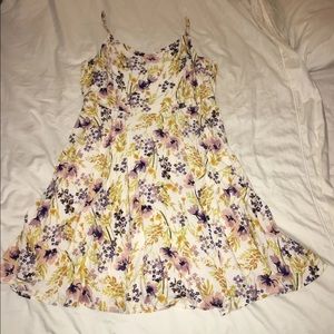 White floral dress
